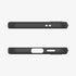 ACS07287 - Galaxy S24 Ultra Case Liquid Air in Matte Black showing the back